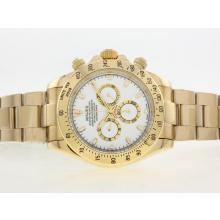 Rolex Daytona II Automatic Full Gold with White Dial